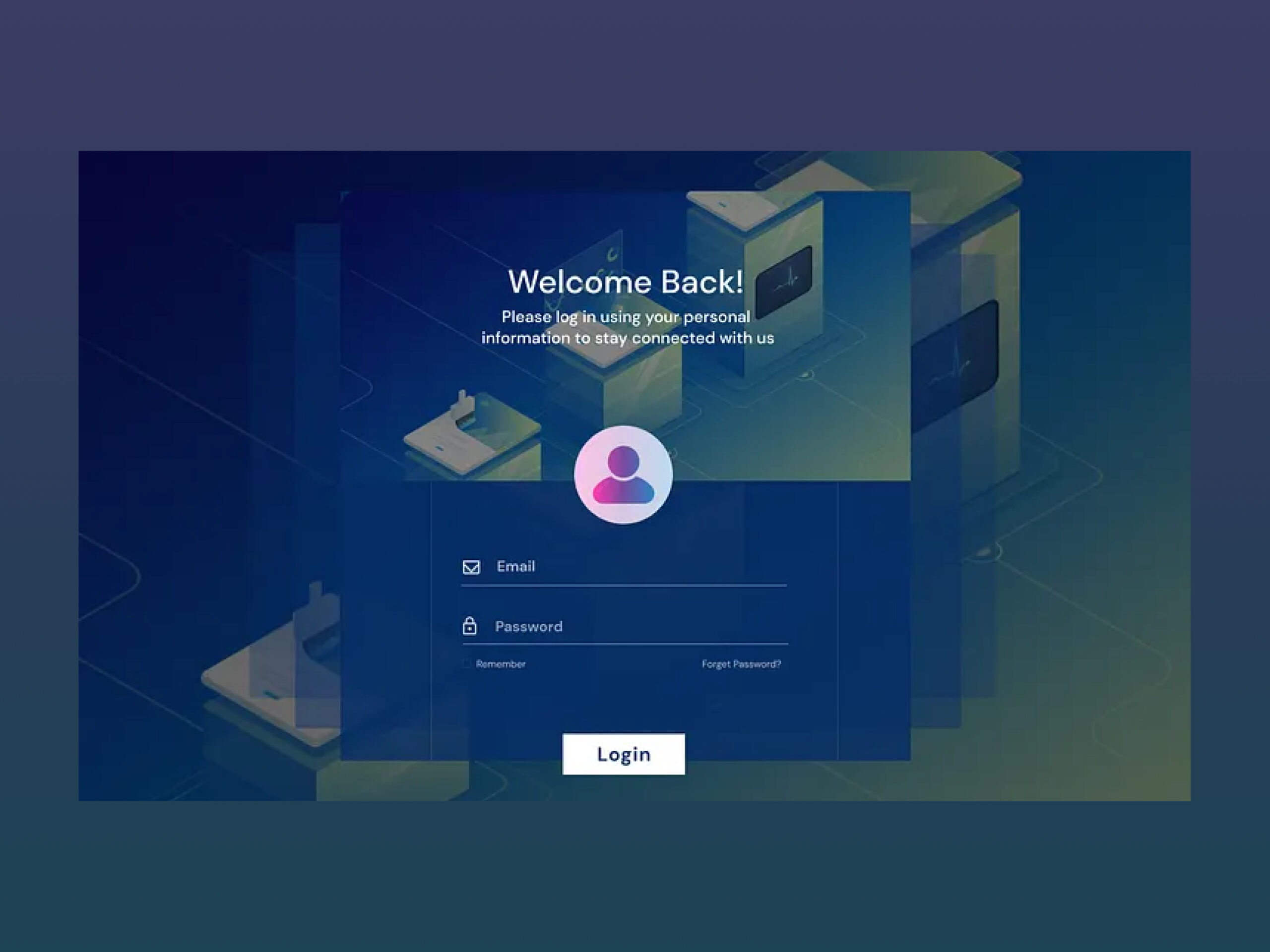 Login Page Design – Simple & Secure UI/UX