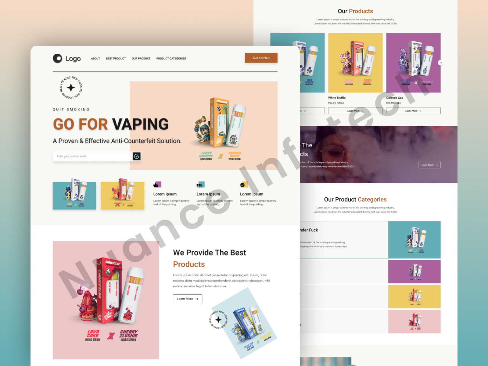 Go For Vaping Anti Counterfeit Vape Verification Landing Page