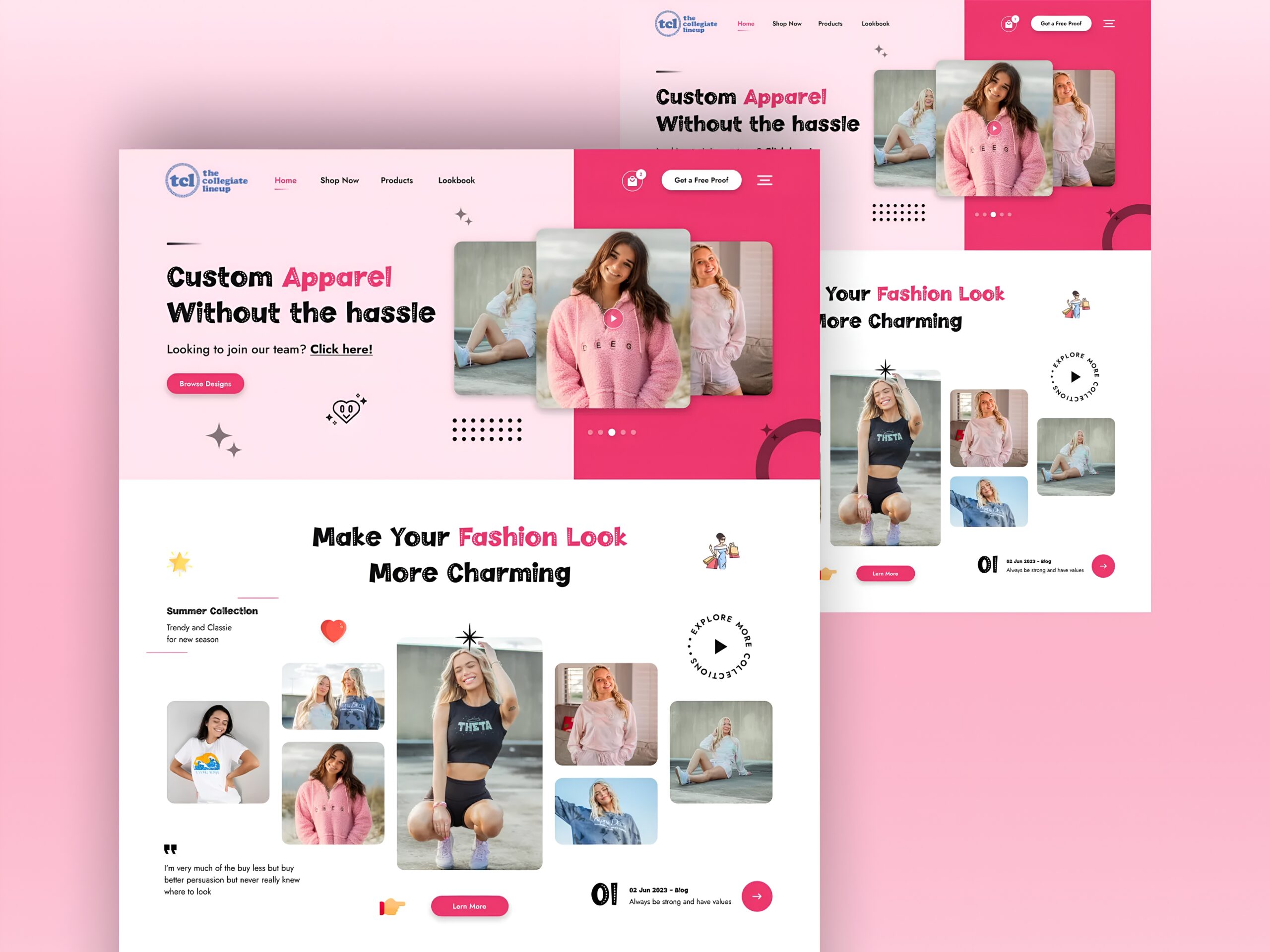 Clothing Website Home Page – Trendy & User-Centric UI/UX