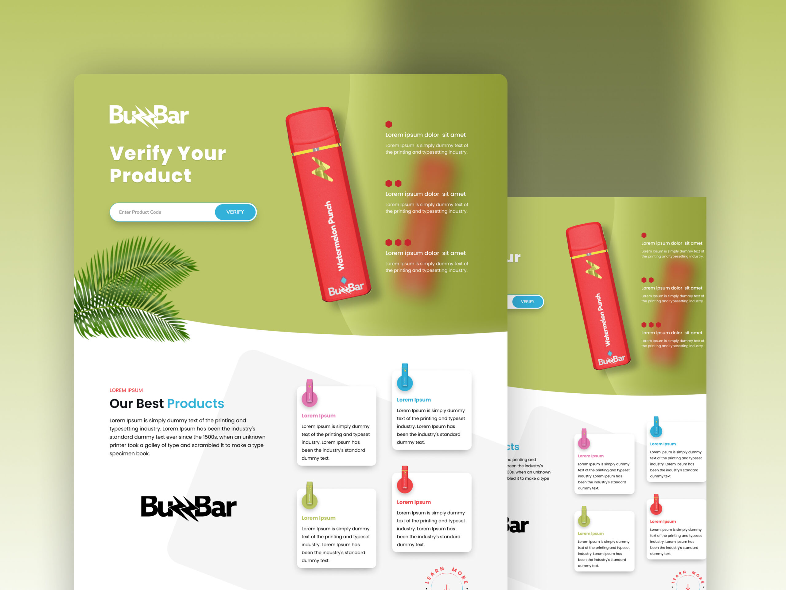 Product Verification Page UI for Authenticity & Trust