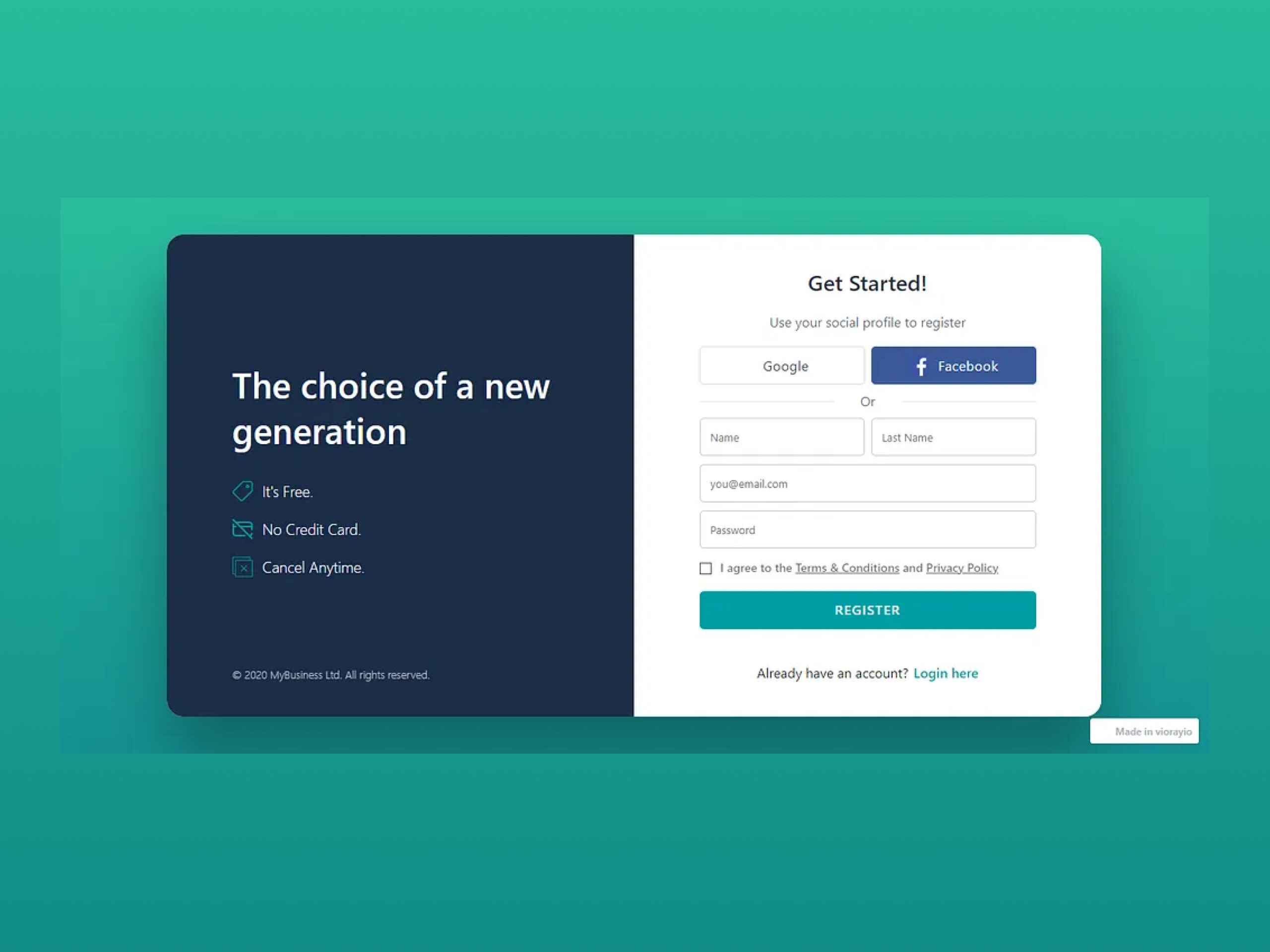 Registration Page Design – Gen-Z Friendly & Modern UI/UX